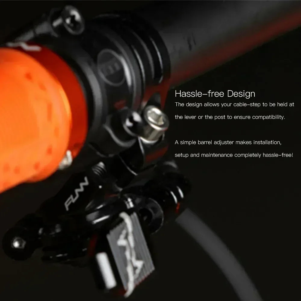 CNC Bike Dropper Seatpost with 4-Way Mount & Remote Lever — Fits Internal & External Routing
