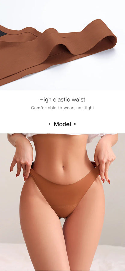 New Design Seamless Low Waist Leak-Proof Menstrual Thong Panties – 4 Layer Washable, Light Flow Period Underwear for Women