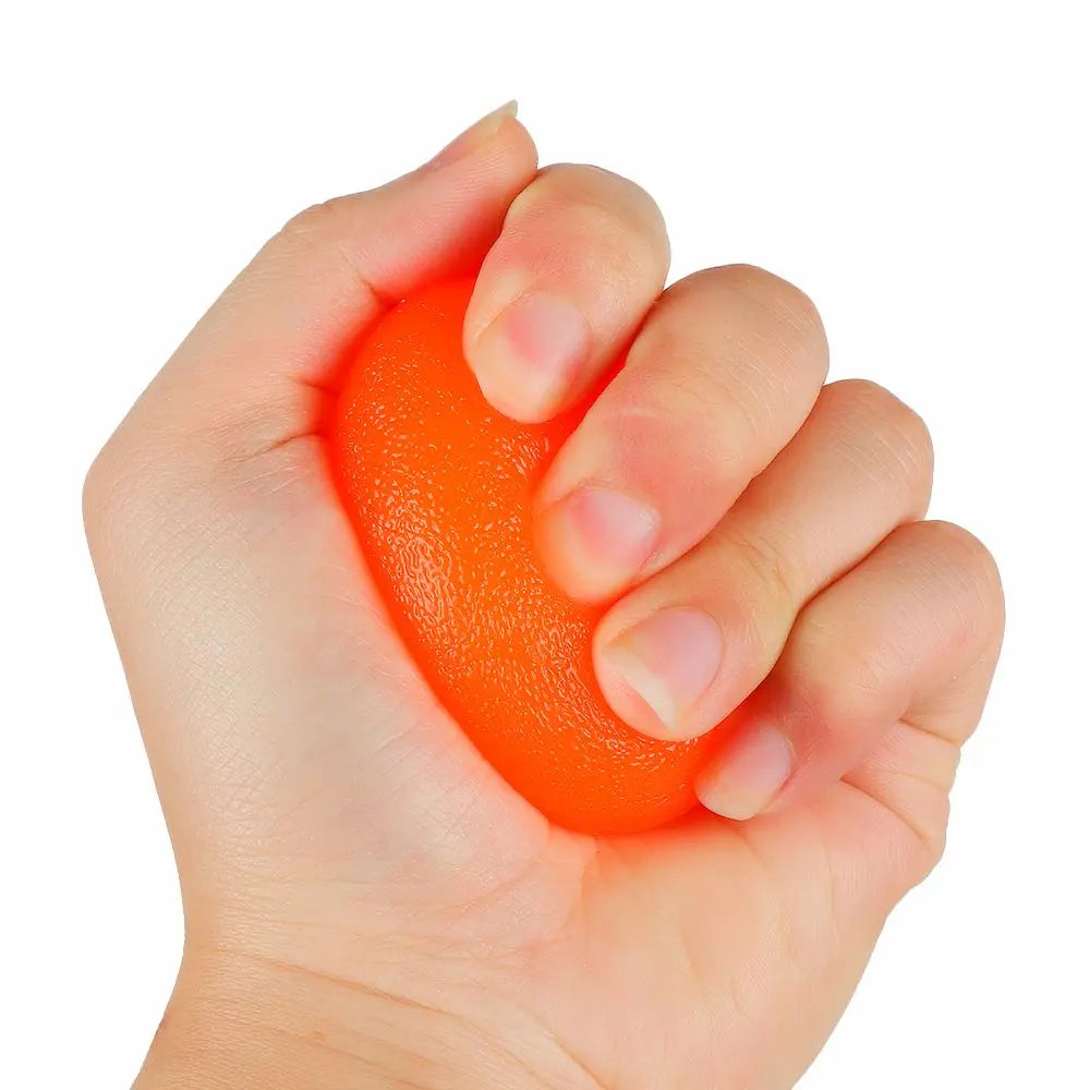 Silicone Hand Grip Strength Trainer — Wrist & Finger Resistance Ball for Adults & Kids, Rehab Therapy & Stress Relief