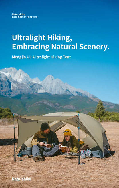 Naturehike Mongar UL Hiking Tent – 1-2 Person Ultralight Waterproof 15D Nylon Backpacking Tent