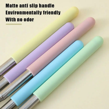 Stainless Steel Telescopic Teaching Pointer – Finger-Design Reading & Presentation Stick for School & Office Supplies