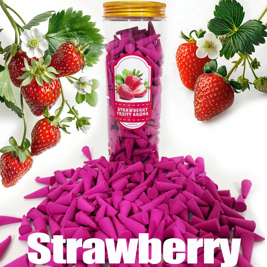 Fruit Aroma Scented Fragrance Tower - Coffee, Strawberry, Kiwi, Pineapple & Blueberry Blend