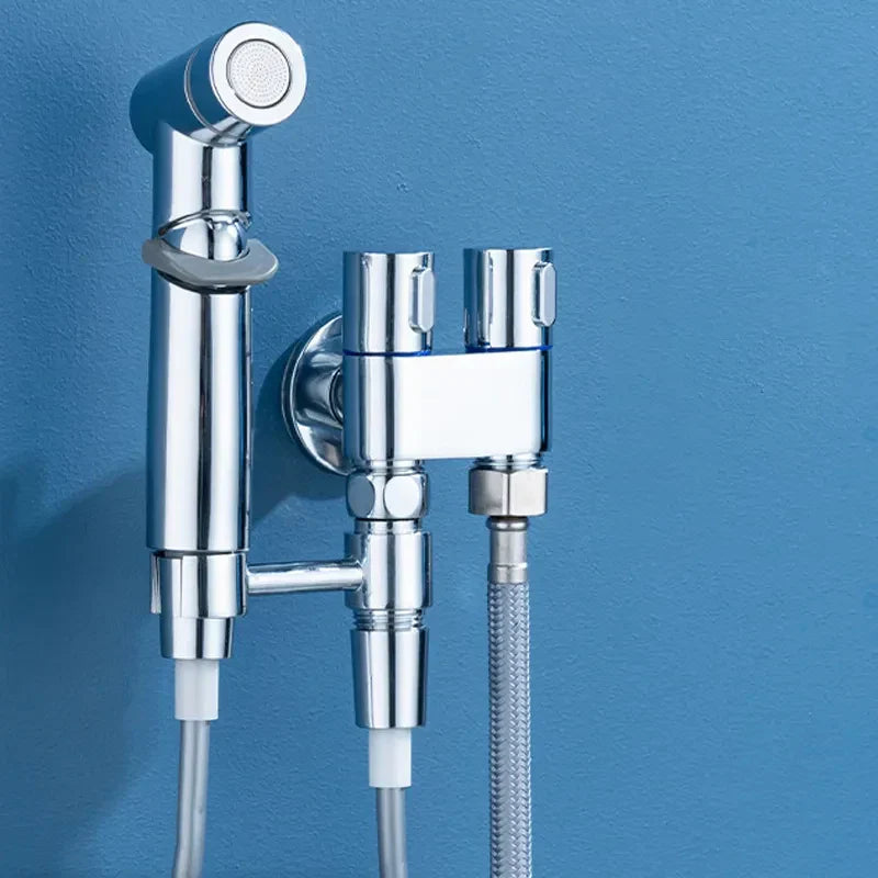 Toilet Cleaning Bidet Sprayer Set - Portable Cold Water Handheld Bathroom Wash for Toilet & Anal Douche Accessories