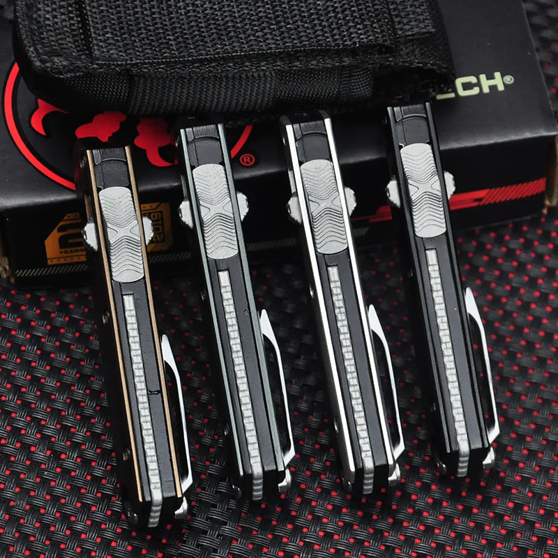 GK Series Mini Micro Tactical Pocket Knife – M390 Steel Zinc Alloy Handle EDC Outdoor Camping & Self-Defense Tool