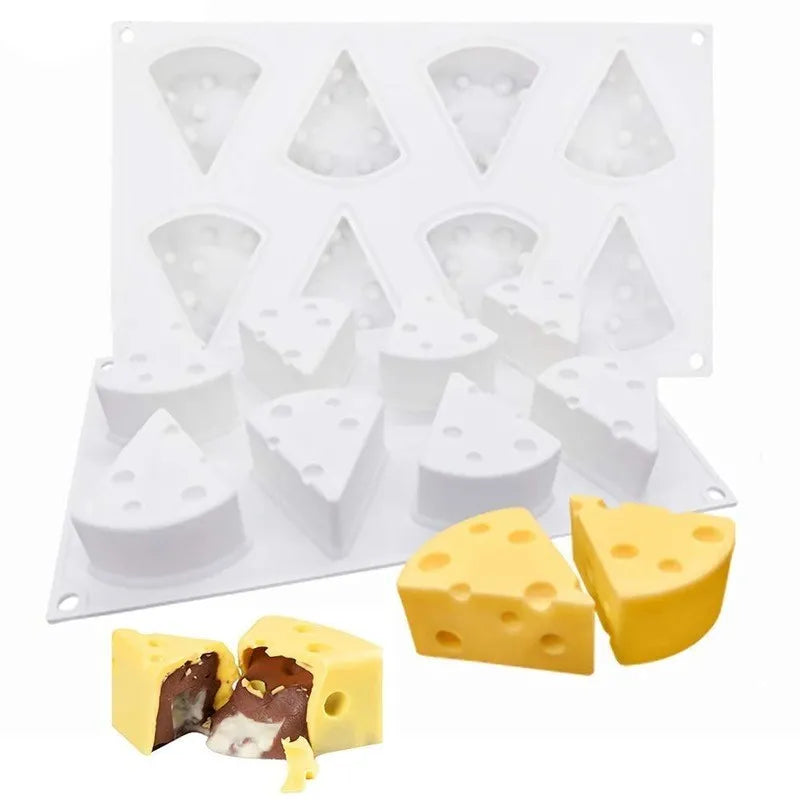 3D Fruit Shape Silicone Cake Mold — French Dessert Baking Tools for Brownies, Mousse & Pastry Decoration