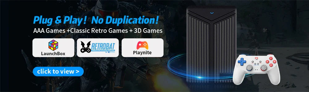 Launchbox Retro Gaming Hard Drive Console for PS4/PS3/PS2/WiiU/Wii/N64/DC/PS1 & PC with 3760+ 3D Games