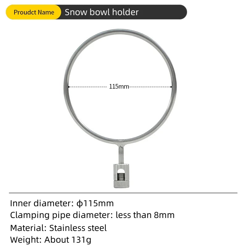 Outdoor Portable IGT Table Light Pole Bracket – Stainless Steel Camping Desktop Accessory