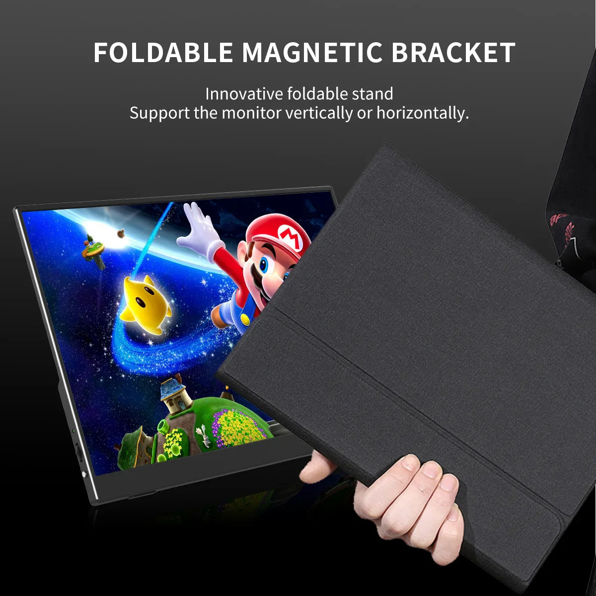 13.3 Inch 2.5K Portable Monitor – 2560x1600 External Display for Gaming, Laptop, PS3/PS4, Switch, Mini PC, Tablet