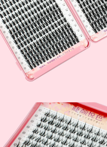 32 Rows Individual Eyelash Extensions – Professional Cluster Lashes for Grafting, Large Capacity by Flowerknow