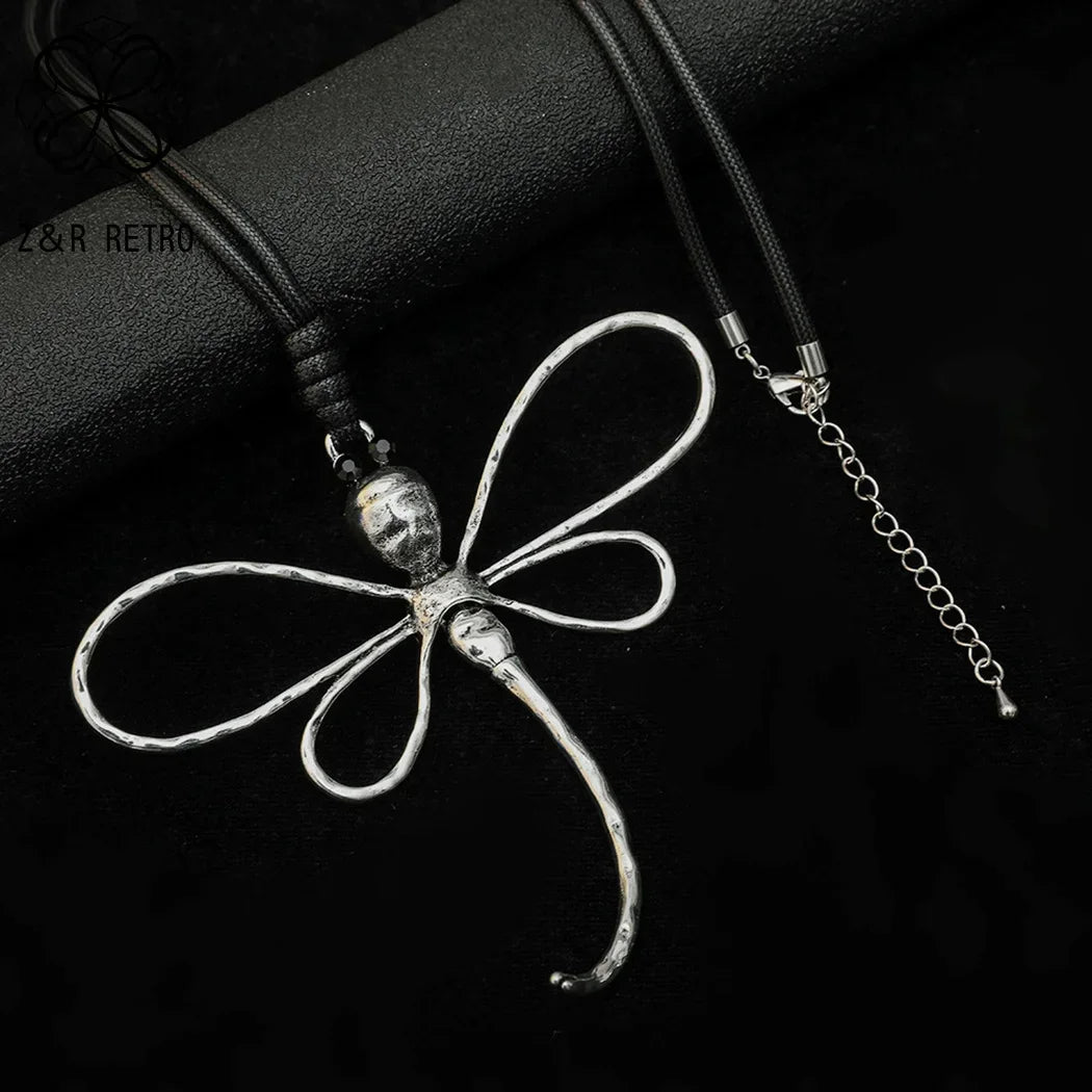 Vintage Long Chain Necklace – Irregular Gothic Pendant Jewelry for Women, 2023 Trendy Fashion Accessories