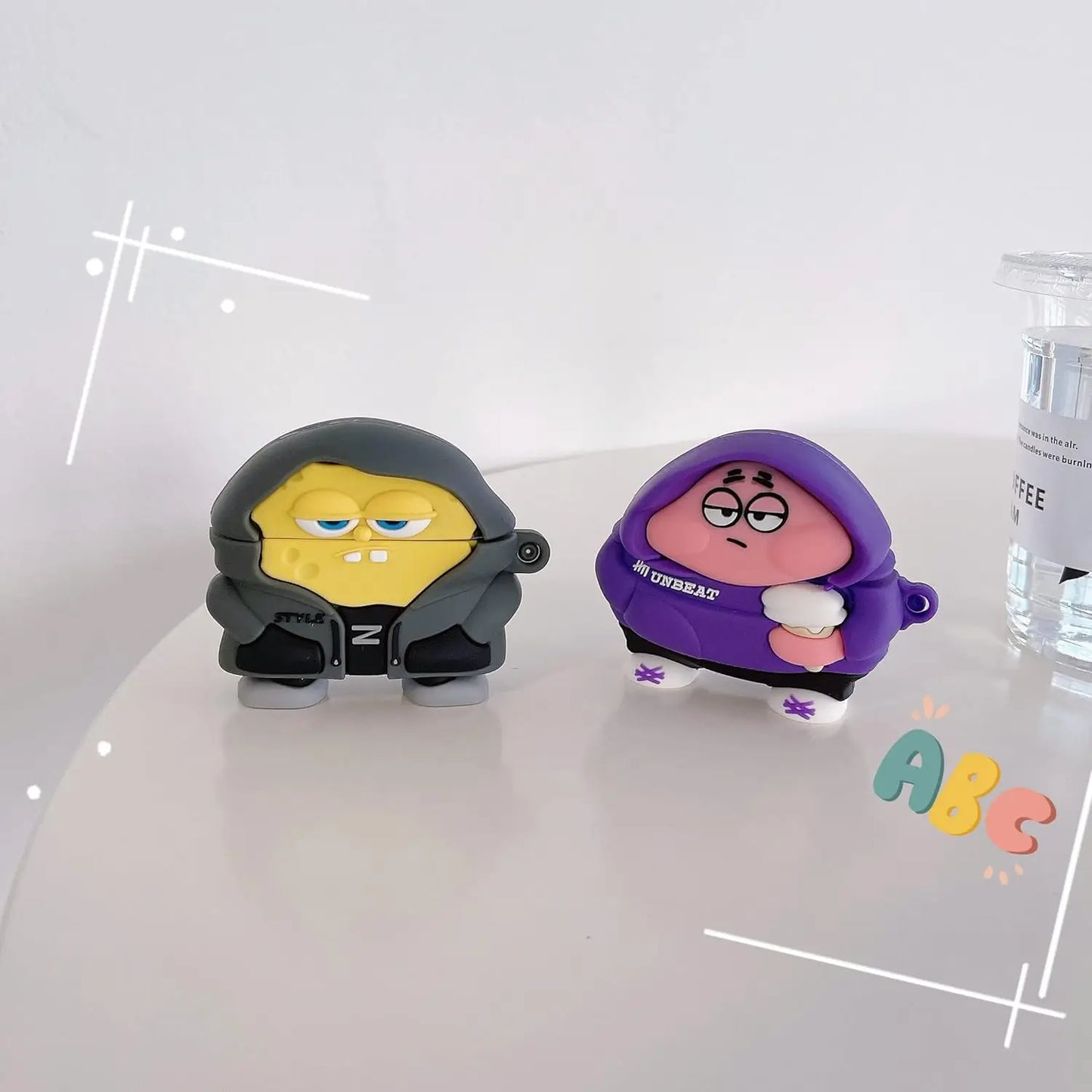 Cute Cartoon Sponge Patrick Silicone Case – Earphone Cover for AirPods 1, 2, 3, Pro & Pro 2 Accessories