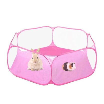 Portable Pet Playpen – Fashionable Indoor/Outdoor Cage Playground Fence for Hamsters, Chinchillas & Guinea Pigs