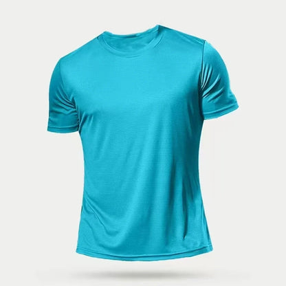 Men's Quick-Dry Sports T-Shirt - Lightweight Short Sleeve Running & Gym Fitness Top