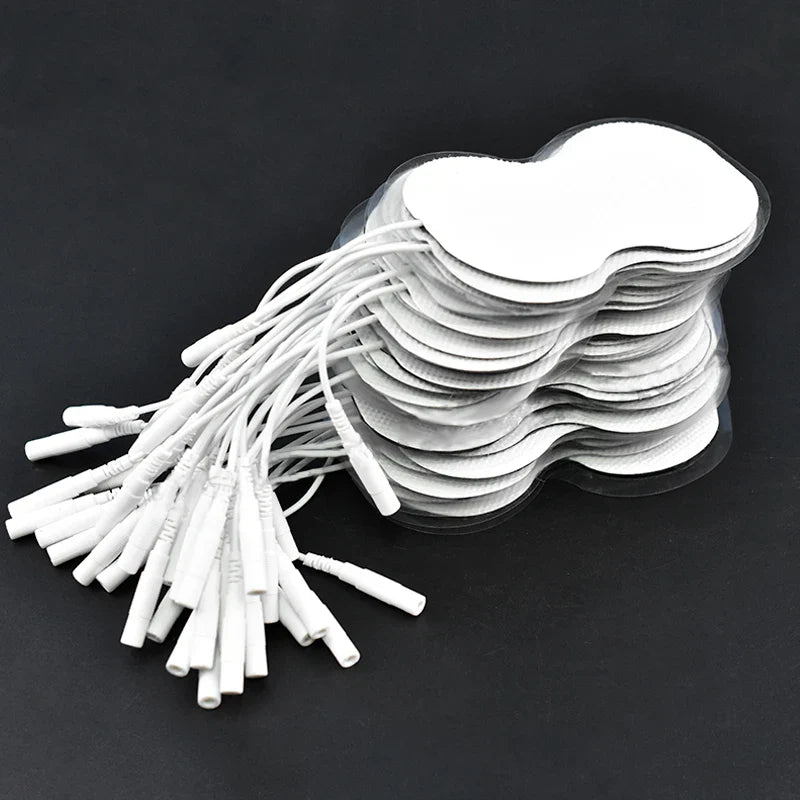 100/50pcs 5x5cm Muscle Stimulator Electrode Pads – Self-Adhesive Non-Woven Replacement for TENS Therapy Machines