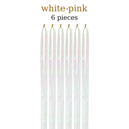 48-Inch Hair Tinsel Kit – 1200 Strands, 12 Colors Sparkling Fairy Hair Extensions with Tool