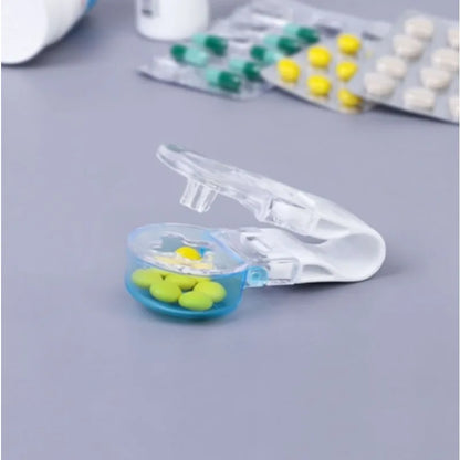 Portable Pill Taker & Remover with Medicine Box – Tablets & Pills Assistance Tool, New Design Pill Dispenser for Household Use