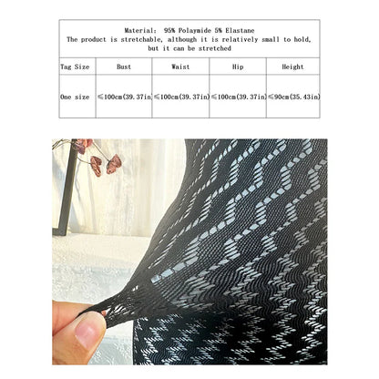 Women’s Sexy Fishnet Cover Up Dress – Hollow Out See Through Bodycon Beach Swimwear Summer Dress