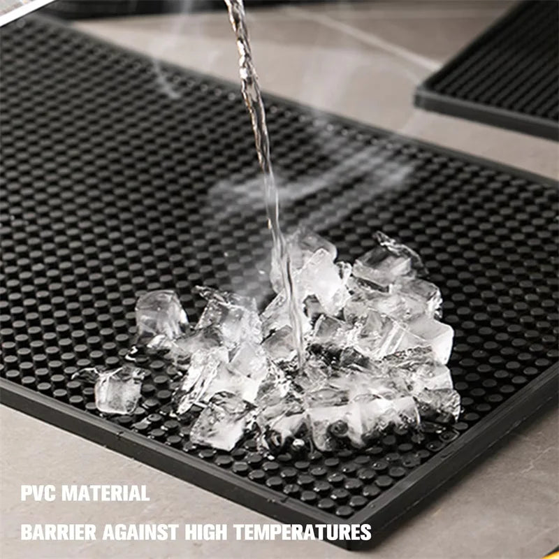 PVC Anti-Slip Bar Mat – Waterproof, Heat-Resistant & Durable Spill Mat for Home, Cafe, and Bar Use