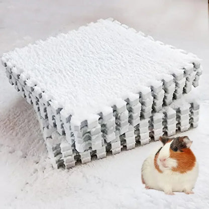 4/10PCS Waterproof Cage Liners – Anti-Slip Absorbent Bedding Mats for Rabbits, Guinea Pigs & Small Pets