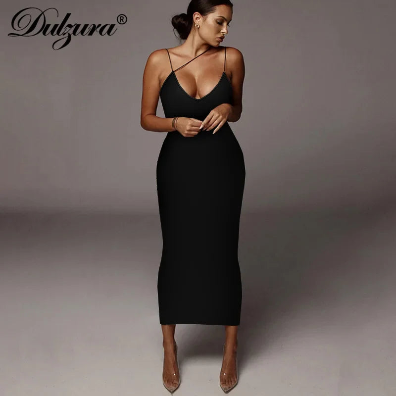 Dulzura Women’s Leopard Bodycon Midi Dress – Party, Club & Evening Streetwear Summer 2024 Wholesale