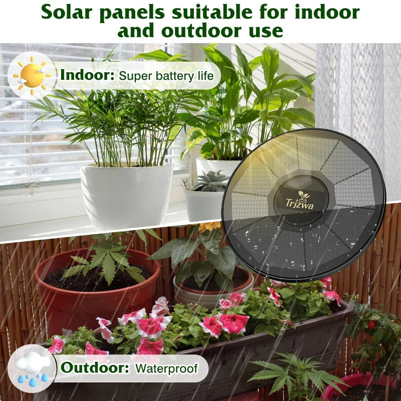 DIY Solar Irrigation System – 15 Meter Hose Garden Watering Kit, Drip Irrigation for Garden, Balcony, and Greenhouse