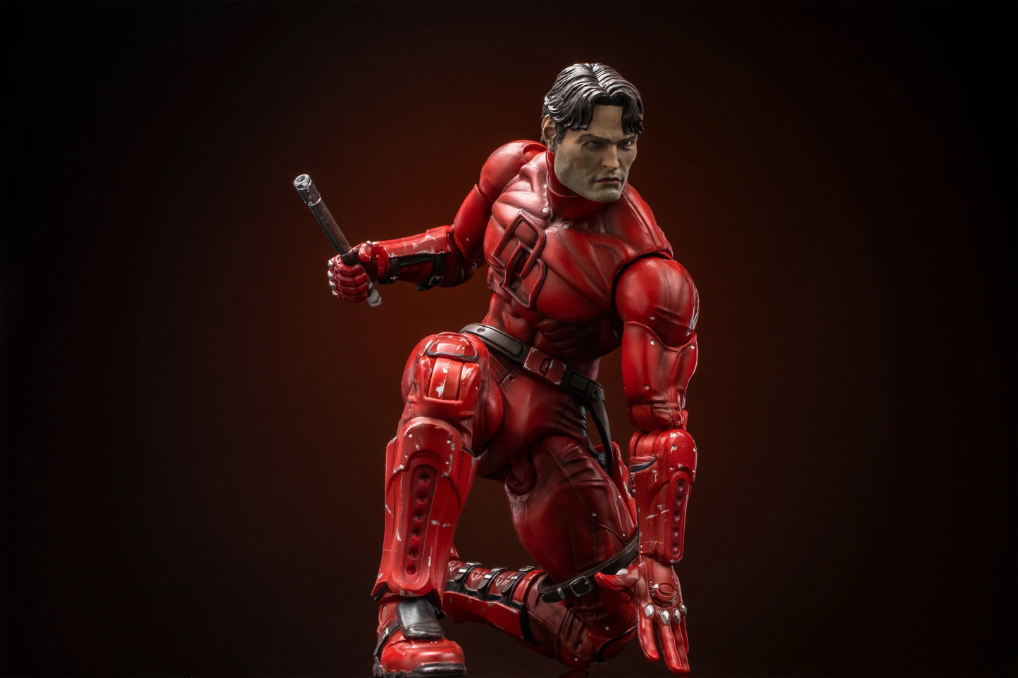 FlefToys Marvel Daredevil Action Figure — 8" Classic Red Shadowland Reborn Black, Devil Defenders Matt Murdock Legends In Stock