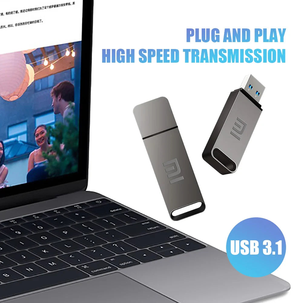 Original Xiaomi 2TB USB 3.0 Pen Drive – High-Speed Metal Flash Storage, Waterproof