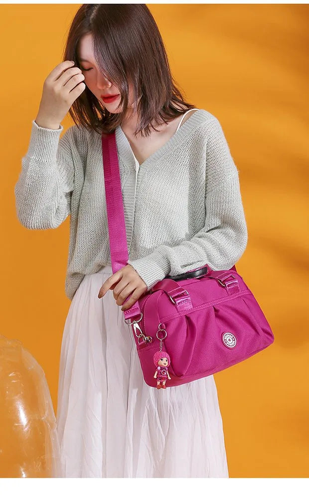 Women’s Nylon Waterproof Messenger Bag – Casual Crossbody & Shoulder Handbag, High-Quality Multifunctional Bag