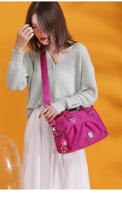 Women’s Nylon Waterproof Messenger Bag – Casual Crossbody & Shoulder Handbag, High-Quality Multifunctional Bag