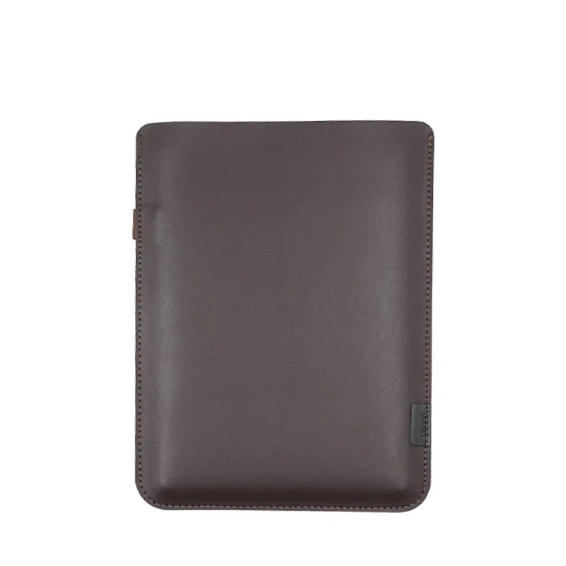 Ultra-Thin PU Leather Tablet Sleeve - Side Access Pen Slot Bag for iPad Mini, Air & Pro 8.3/10.9/11/12.9/13 Inch