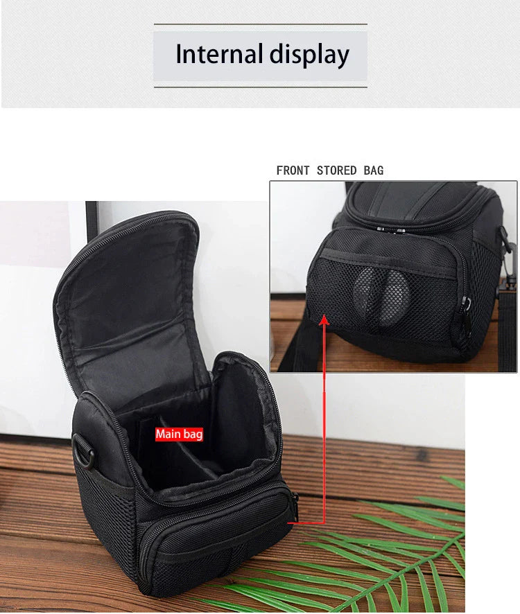 Camera Case Bag – Protective DSLR & Mirrorless Bag for Canon, Nikon, Sony EOS R, R100, R50, R8, R6, R7, R10, RP, M50, 2000D, 250D, 200D, SX Series