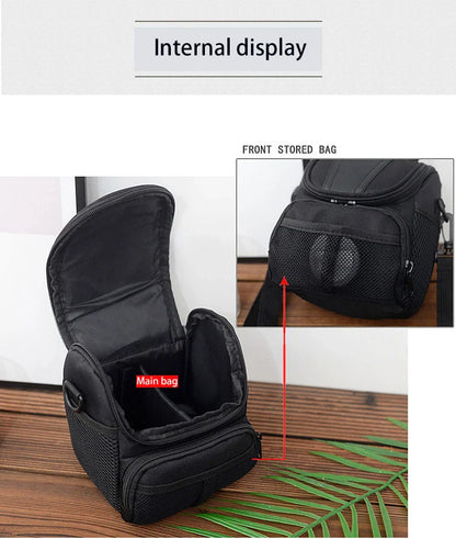 Camera Case Bag – Protective DSLR & Mirrorless Bag for Canon, Nikon, Sony EOS R, R100, R50, R8, R6, R7, R10, RP, M50, 2000D, 250D, 200D, SX Series