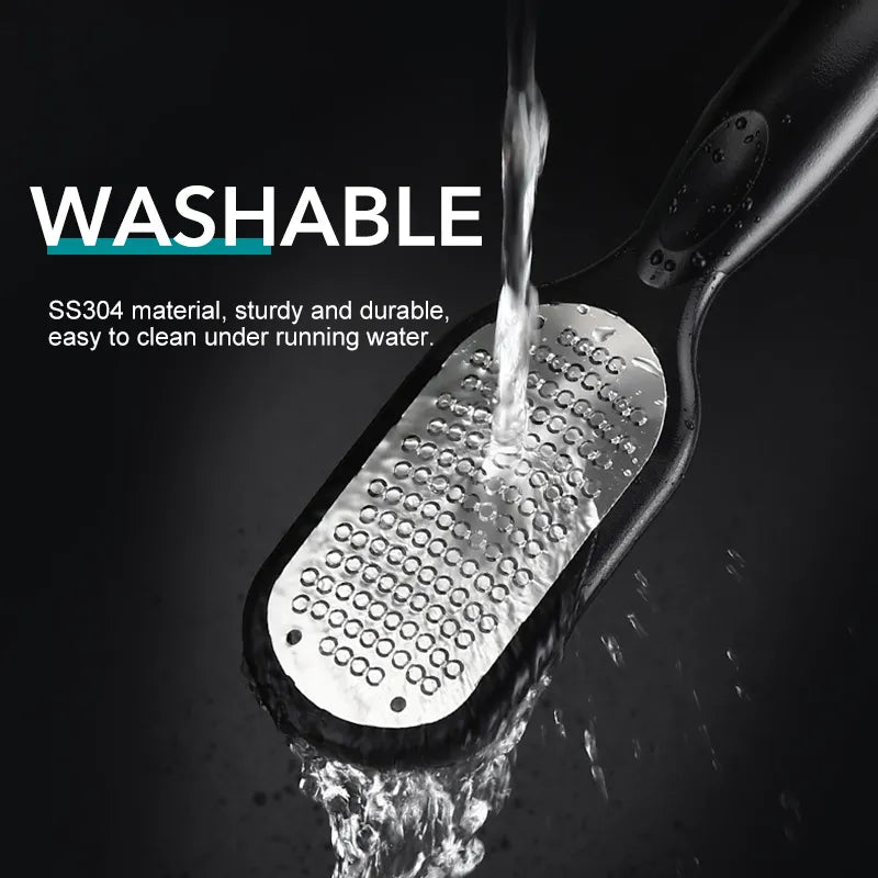 Professional Stainless Steel Callus Remover Foot File Scraper - Pedicure Tool for Dead Skin Removal, Heel & Feet Care - 1 Piece
