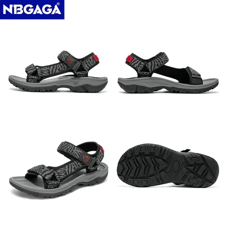 Men’s Classic Hiking Sport Sandals – Lightweight Breathable Open-Toe Beach & Travel Shoes | Comfortable Summer Walking Leisure Sandals