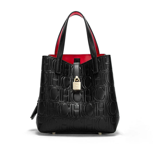 2024 Classic Retro Women's Handbag - Fashion Letter Printed with Metal Accessories, Large Capacity and Solid Color