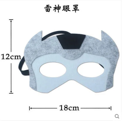 Halloween Superhero Masks — Christmas & Birthday Party Dress-Up Cosplay Mask for Kids, Children’s Favor & Mystery Gift