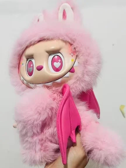 Pink Labubu Mokoko Series Spring Flower Doll – 1:1 High-Quality Replica Sweetheart Edition | Kawaii Pendant Decoration Gift