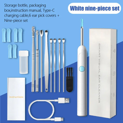 2025 Upgraded Visual Ear Wax Cleaner with Camera – Safe Earwax Removal Endoscope Tool with 5MP HD for Ear Care