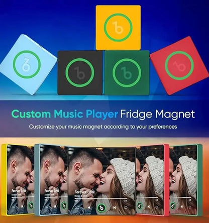 Fridgebeats™ Personalized Music Fridge Magnet – Decorative Refrigerator Magnet | Perfect Gift for Girlfriend, Wife, Home Decor