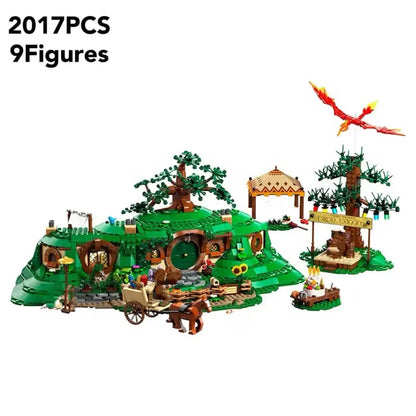 2025 New 2017PCS MOC 10354 The Rings: The Shire — Modular Castle Building Blocks DIY Creative Toy for Kids Gift