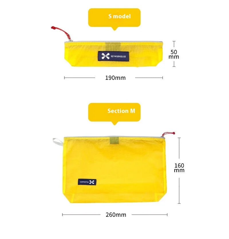 XENOSMILUS Travel Organizer Bag — Waterproof Clothes, Passport & Toiletry Holder with Large Capacity for Cards and IDs