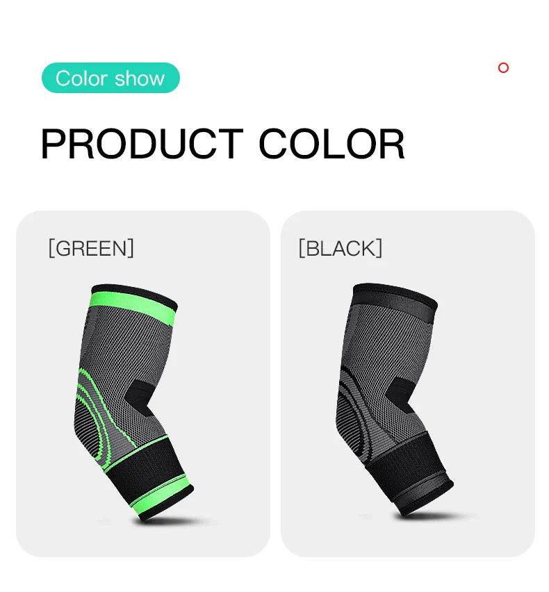 Elastic Elbow Support Sleeve – Nylon Protective Pad for Gym, Sports, Basketball, and Fitness