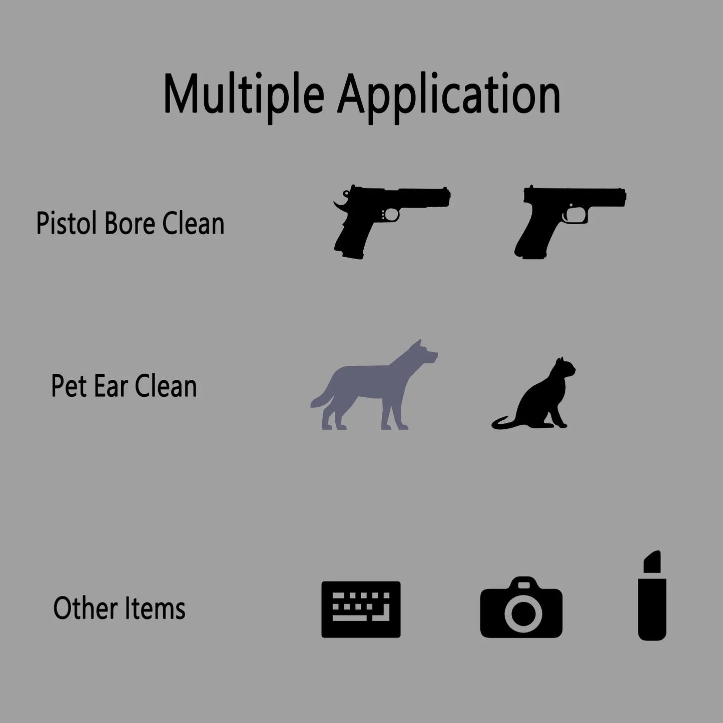 500PCS Thick Gun Cleaning Patches – Tactical Round Cloth for Rifle, Handgun & Pistol Maintenance