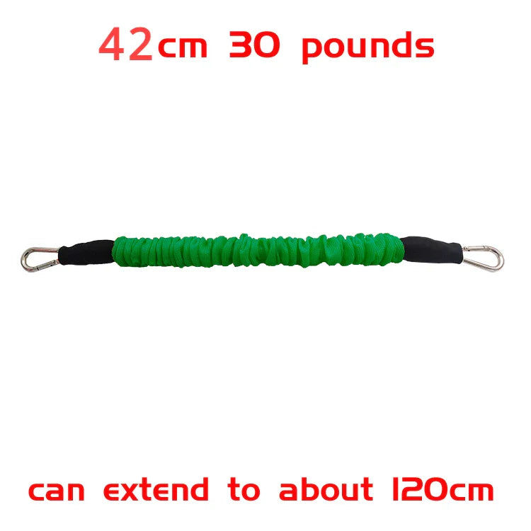 Thickened Latex Resistance Bands — 30/42/65/80cm Pull Rope for Gym, Fitness Training & Taekwondo (Customizable)