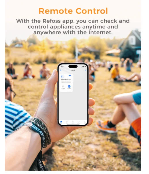 EU WiFi Smart Outdoor Power Socket — Waterproof IP44, Remote Control, Alexa & Google Assistant Compatible