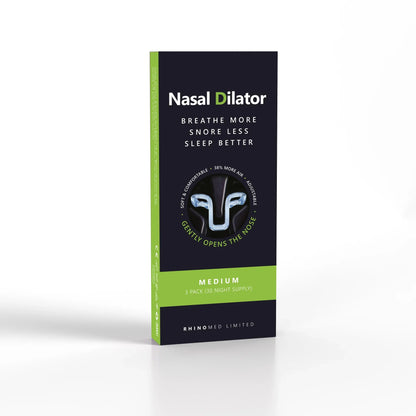 Silicone Anti-Snoring Nose Clip – 3 Sizes Elastic Nasal Dilator for Better Airflow & Comfortable Sleep