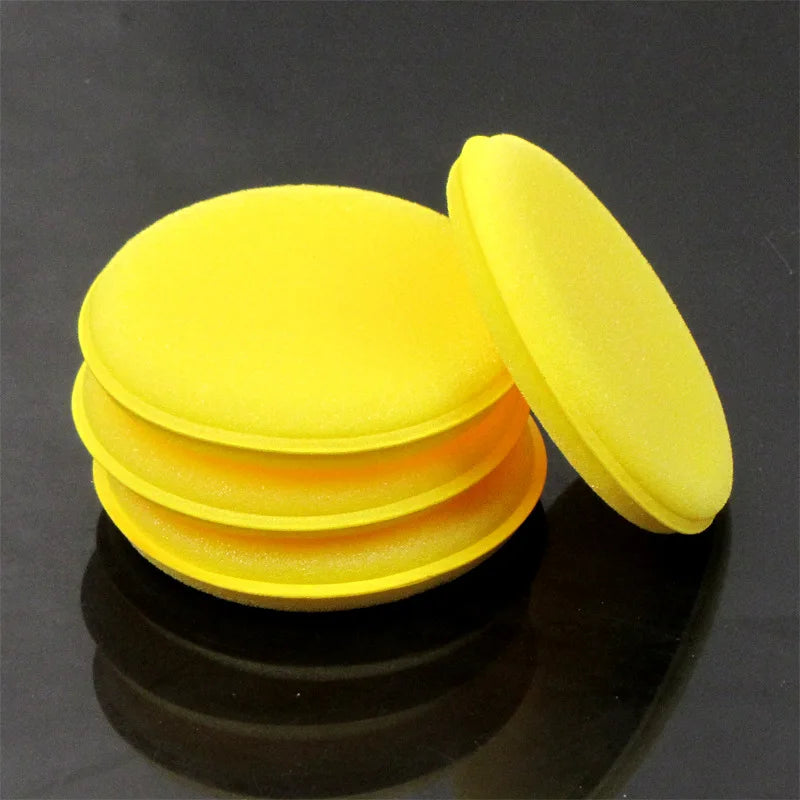 1/2/5-Piece Car Foam Sponge Wax Applicator Pads – 10cm Detailing, Polishing & Cleaning Kit for Car Care