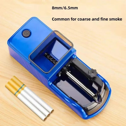 6.5/8mm Electric Cigarette Rolling Machine Type-C Automatic Tobacco Injector Maker – Portable Grass Cigarette Rolling Device Smoking Accessory