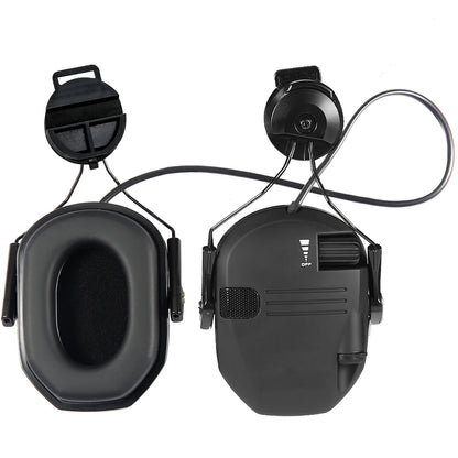 WK Tactical Electronic Shooting Earmuff – New Generation Noise-Reducing Headphones, NRR 23dB Helmet Version