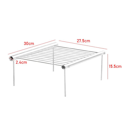 Portable Stainless Steel BBQ Grill - Folding Mini Barbecue Grill for Home, Park, and Picnic, Outdoor Cooking Accessories